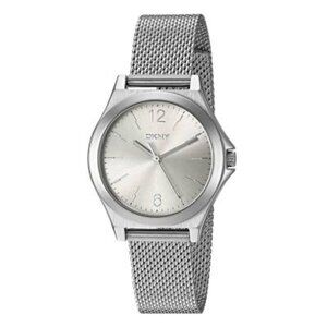 DKNY Women's Parsons Silver Mesh Stainless Steel Watch